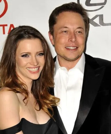 Talulah Riley and her ex-husband, Elon Musk.